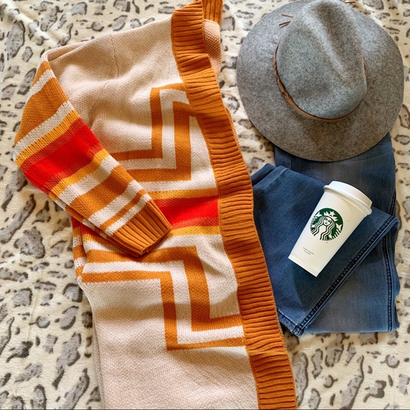 New Native Tribal Western Cardigan Sweater - Picture 8 of 9